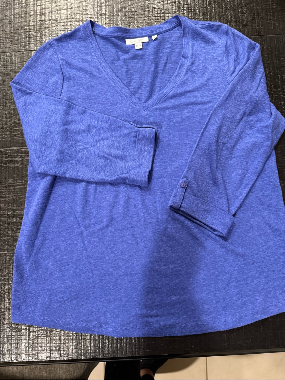 Chico's Electric Blue Knit Top